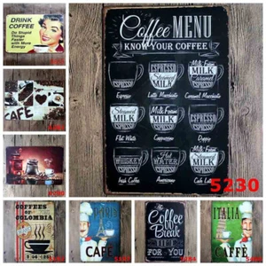 Tin Metal Sign Plaque Bar Pub Vintage Retro Wall Decor Poster Home Club Tavern - Picture 1 of 40