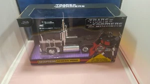 TRANSFORMERS DECEPTICON NEMESIS PRIME ROBOT ON CHASSIS DIECAST 1:24 SCALE JADA - Picture 1 of 3