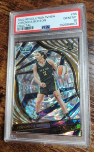 2022 Revolution WNBA Veronica Burton RC FRACTAL PSA 10! POP 1! ROOKIE - Picture 1 of 2