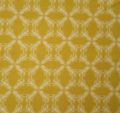 22" Boho Babe Nel Whatmore FreeSpirit Feathery Leaf Lattice Gold - Image 1 of 3