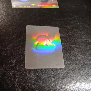 1991 Upper Deck MLB Cleveland Indians Chief Wahoo Team Logo 3D Hologramm Einsätze - Bild 1 von 3
