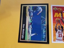 Don Mattingly NY Yankees BallStreet 1991 #50 OVERSIZE RARE Oddball