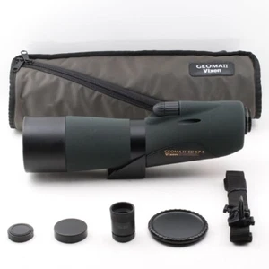 Vixen Field Scope Geoma IIED67-S Set(18093-6) Black From Japan Fedex Excellent++ - Afbeelding 1 van 7