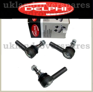 LAND ROVER DEFENDER 90 & 110 TRACK ROD ENDS - OEM DELPHI BALL JOINTS x 3 - 69/70 - Picture 1 of 9