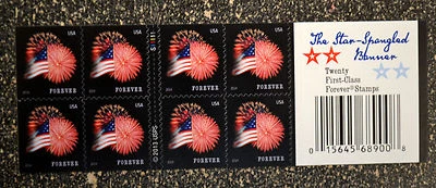 2014USA #4870a Forever The Star Spangled Banner (SSP) Booklet of 20  #S11111 - Image 1 of 2
