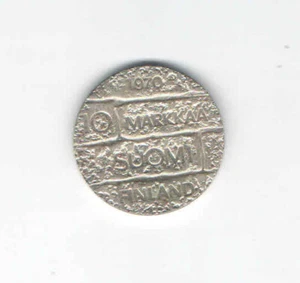 Münze Finnland 1970 10 Markkaa Paasikivi - Bild 1 von 2
