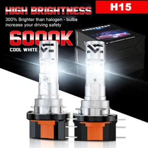 Para for Mercedes Benz CLA250 CLA45 AMG 2014-2016 H15 FARO LED Luz de carretera - Picture 1 of 13