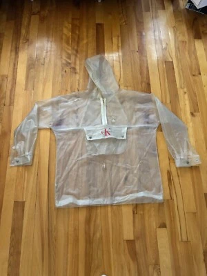 Vintage Calvin Klein | Pullover Transparent Clear Rain Jacket  - Image 1 of 4