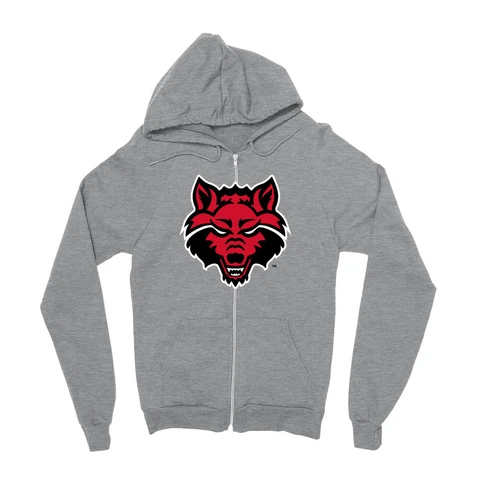 Venley Official NCAA Arkansas State Red Wolves Zip Hoodie Cover