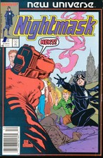 Marvel Comics, New Universe Nightmask, Vol 1 #2, December 1986 - Very Fine (VF)