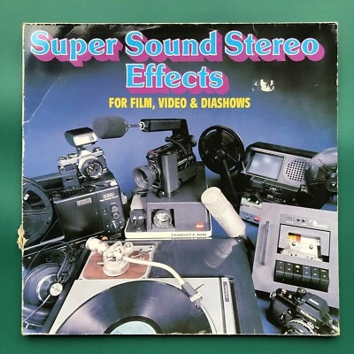 SUPER SOUND STEREO EFFECTS 2x LP (Film Video DiaShows) Weather Birds Aircraft FX - Image 1 of 4