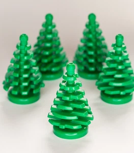 5x LEGO® Tannenbaum Tanne - grün 2 x 2 x 4 (2435) (Green) NEU - Picture 1 of 1