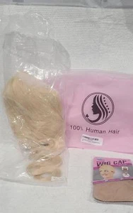 613 Body Wave Lace Front Wig Human Hair 10a Brazilian 13x4 Blonde Lace 22" - Picture 1 of 4