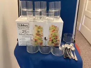 LIBBEY JUST DESSERTS 25 PIECE MINI BOWL SET - Picture 1 of 3