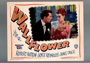 WALLFLOWER-ROBERT HUTTON-JOYCE REYNOLDS-VF/NM-LOBBY CARD-COMEDY-1948 VF/NM