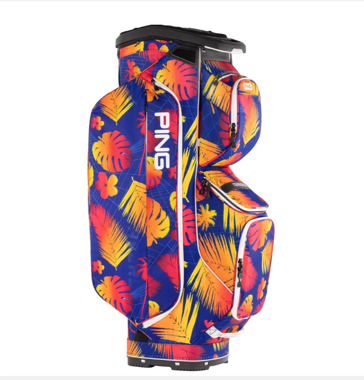 Nueva bolsa de carro de 14 vías Ping Traverse 2025 eléctrica atardecer azul/amarillo/rojo Foto 1 de 1