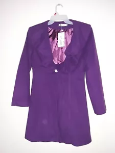 OZGZ CAPPOTTO VIOLA foderato giovane ragazza nuovo con etichette TAGLIA XXL - Foto 1 di 3