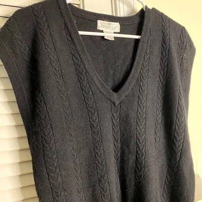 Suéter de Colección Lord Taylor Para Hombres Pullover Mediano Lana de Cordero Preppy Informal Defecto Foto 1 de 4