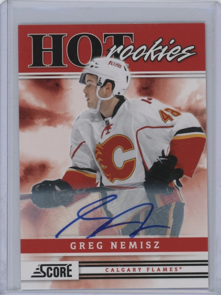 2011-12 Score Hot Rookies Signatures Autograph #503 Greg Nemisz    *S6420 - Image 1 of 1