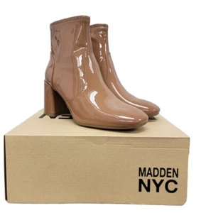 Stivaletto donna Madden NYC con tacco e zip laterale - multitaglia - caramello - nuovo  - Foto 1 di 6