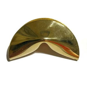 Unique Gold Tone Fortune Cookie Necklace Pendant Asian Chinese Food Mandarin Fun - Imagen 1 de 17