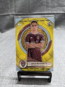 MLS Cole Bassett 2024 Star Rookie Topps 110 Common Soccer Card - Bild 1 von 2