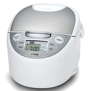 Tiger Rice Overseas Cooker 1.8L Plug O Type White 230V Stainless Steel Japan - Picture 1 of 3