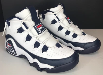 Fila Grant Hill 1 White Navy Red Size 8 Mens Basketball Shoes 1BM00636-125 - Image 1 of 4