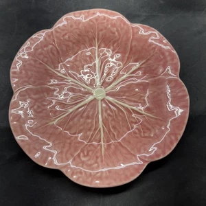  Vintage Bordallo Pinheiro Rosa, 9" Kohlsalat Mittagessen/Essteller  - Bild 1 von 4