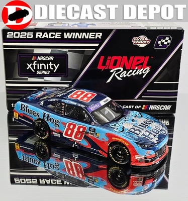 KYLE LARSON 2025 TEXAS XFINITY WIN RACED VERSION #88 BLUES HOG 1/24 ARC DIECAST - Image 1 of 4