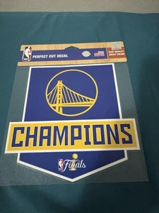 Golden State Warriors 2022 NBA Finals Champs 8''x8 Decal DISCOUNT REDUCED - Picture 1 of 1