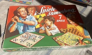 Spielesammlung Familienspiele die ganze Familie 7 Spiele Gebraucht Bayerwald - Bild 1 von 5