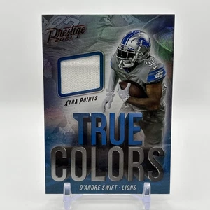D'Andre Swift 2021 Prestige True Colors #TC-DS Jersey Patch Detroit Lions - Picture 1 of 2