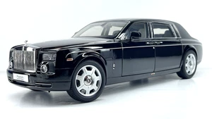 1/18 Kyosho Rolls-Royce Phantom Extended Wheelbase EWB (Black) Rare Diecast New - Picture 1 of 21