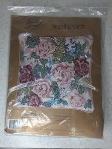 Nadelkissen-Set etwas Besonderes rosa und rote Rosen Vintage 1988 - Bild 1 von 2