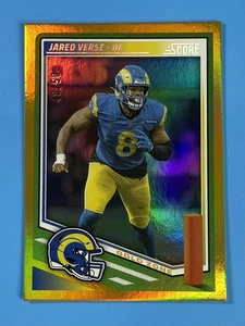 2025 Panini Score #164 Jared Verse Zona ORO #’d /50 - Foto 1 di 2