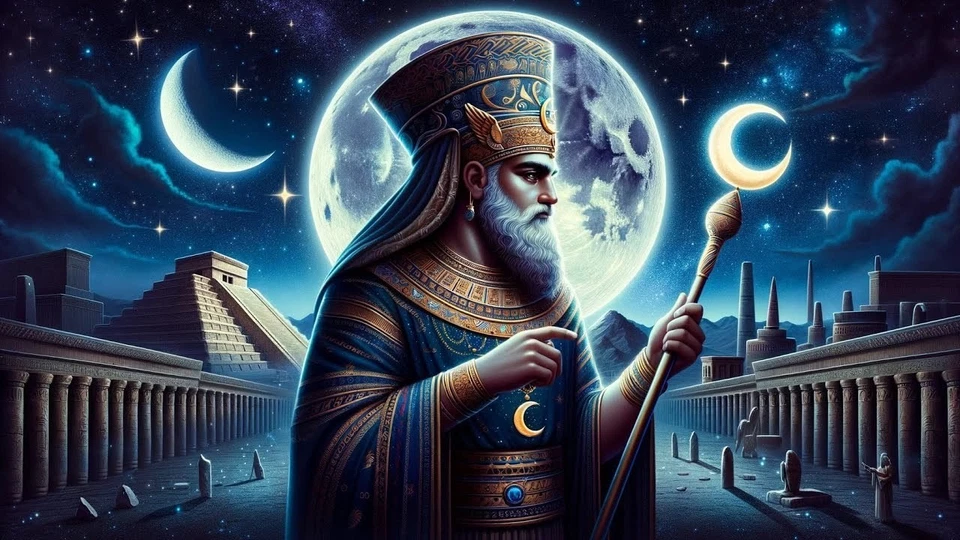  SUMERIAN GOD SIN NANNA NO DEMON MOON MAGICK POWER KNOWLEDGE - Image 1 of 1