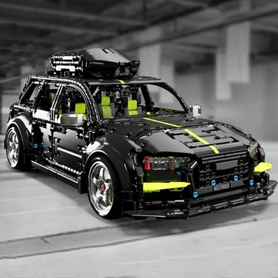 2896 pcs Audi RS6 Touring Car Building Blocks Set - Image 1 of 4