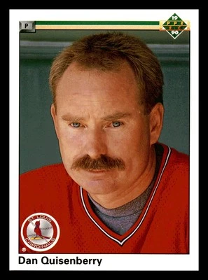 Dan Quisenberry 1990 Upper Deck #659 HOF St. Louis Cardinals Mint - Image 1 of 2