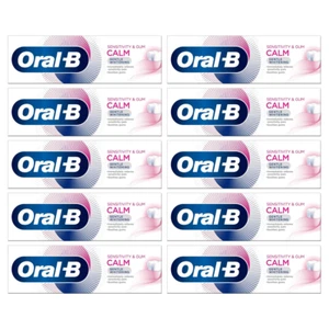 Oral-B Sensitivity & Gum Calm Gentle Whitening Toothpaste 75ML x 10 - Picture 1 of 2