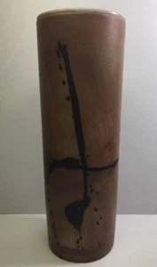 Vase Rouleau De La Poterie LA COLOMBE FRANCE 🇫🇷 Vallauris Vintage H27 D 10 Cm - Foto 1 di 7