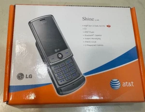 NEW UNUSED LG Shine CU720 Brushed Silver (AT&T) Rare Slider Phone Complete NIB - Picture 1 of 6