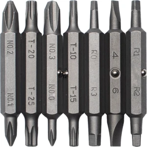 Megapro Screwdriver Replacement Bit Set Phillips Flat Torx Square 151NAS - Picture 1 of 3