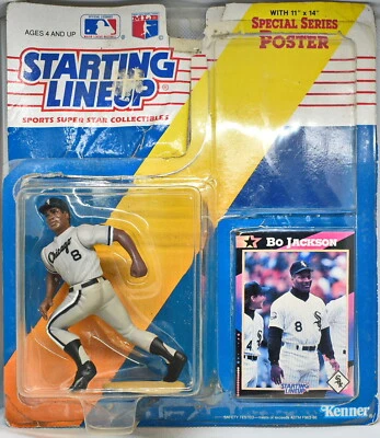 Starting Lineup MLB Bo Jackson #8 Chicago White Sox 1991 Kenner - Image 1 of 3