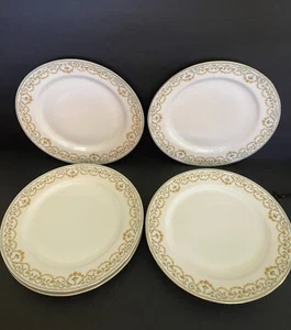 Antik Elite Werke Porzellan Limoges Frankreich Lot 6 Speiseteller - Bild 1 von 4