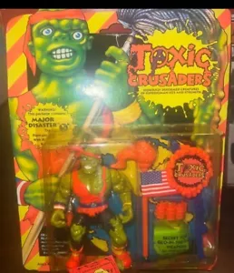 Carta errore Playmates Toxic crusaders 1991 sigillata retro rara - Foto 1 di 6