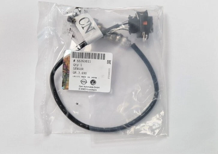 Sensore ossigeno lambda posizione 1 OEM Vauxhall Signum Vectra Astra Zafira 55353811 - Immagine 1 di 1