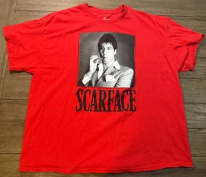 Scarface Red Short Sleeve T Shirt Cigar Tony Montana Size 3XL XXXL - Picture 1 of 5