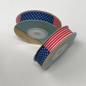 Bandera de Estados Unidos 5/8" plegable elástica 5yd - Imagen 1 de 1