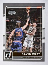 2015-16 Donruss Points #125 David West /117 - NM-MT
